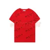 T-shirt da uomo a maniche corte estive da uomo, da uomo, da donna, con stampa di lettere, magliette ricamate, taglie asiatiche S-XL
