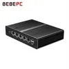 Mini PC BEBEPC PC PFsense Ubunte Intel Celeron N2830 Fanless Firewall Router 4xLAN RJ45 Windows 7 8 10 Industrial280N