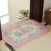 Romantique fleur impression tapis salle de bain tapis tapis 1 PCS PVC anti-dérapant bas tapis de bain cuisine tapis tapis tapis dans les toilettes WC a270Q