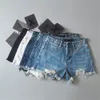 Vrouwen Shorts Zomer denim shorts voor vrouwen zwarte jeans shorts vrouwen verontruste korte mujer witte jean shorts gescheurd y2k streetwear 230719