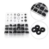 125pcs Rubber Grommet Устанавливает 18 размеров резиновая шнурная штекерная штекерная заглушка, установленная электропроводно