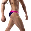 Cuecas masculinas da marca JJSOX calcinhas masculinas de fenda alta respiráveis cuecas jovens cuecas masculinas sexy malha sem costura Jockstraps