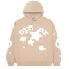 Pull de luxe noir Sp5der Young Thug 555555 Angel Hoodies Fashion Sweatshirt Set Brown Men Shoe Printing Spider Web Sweatshirts Designer Women Red Hoodie