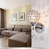 Wall Lamp Modern Single Head Crystal Creative Individuality Restaurant Hallway Romantic Bedroom Bedside Led Light