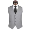 Men's Vests Fashion Suit Vest Men Formal Dress Herringbone Gilet Fitness Sleeveless Wedding Waistcoat S-4XL Chaleco Hombre