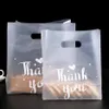 Dziękujemy plastikowe torby na prezent plastikowe torby na zakupy torby detaliczne impreza torebka 50pcs partia 211026247p