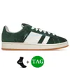 Nouveau Campu 00 Deigner Hoe Hommes Femmes Plate-forme Sneaker Caual Hoe Low Top Intérieur Daim Neaker Noir Vert Foncé Nuage Blanc Veet Fahion Hommes Port