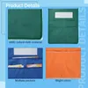 Storage Bags 6Pcs/Set Seat Chairback Buddy Pocket Chair Back Organizer Pockets For Classroom Supplies Student Name Tags With