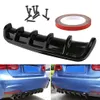 Bilmodifiering 25 x 5 Universal Car Kit bakre stötfångare Cover Trim Shark Fin Spoiler Lip Diffuser3010