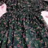 Grundläggande avslappnade klänningar kvinnor Boho Mesh Floral Dresses Korean Off Axel Printed Big Size 4XL Dress Elegant Summer Vestido Midi Beach Party Robes 230719