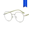 Sunglasses Anti Blue Light Glasses Women's Luxury Ultra Eyeglasses Frame Fashion INS Style Solid Color Lens Items