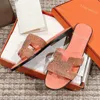 Newest Designer Women Slippers Genuine Leather Sandals Summer Sandals Flat Slides Flip Flop Ladies Beach Sandal Party Wedding Slipper With Box