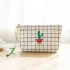 Trove Cosmetic Borse Makeup Case Women Zipper Hand Hold Up Borse Pacchetto Peach Heart of Women Scarf Cosmetic Bag244L