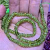 Beads Natural Green Peridot Rondelle Spacer DIY Stone Loose For Jewelry Making Men Women Bracelet Necklace Gift