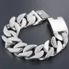 Heavy Cast Acier Inoxydable Hommes Bracelet Mâle 25 MM Épais Chaîne Massive Hommes Bracelets Bijoux De Mode Pour Homme DropLink Link2879