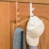 Bedroom Door Hanger Plastic Clothes Hanging Rack Home Storage Organization Hooks Behind The Door Towel Hanger for Bags Rails L230704