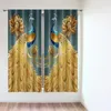 Rideaux rideaux occultants rideaux imprimés pour chambre à coucher de décoration de maison de ferme