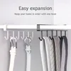 Haken 6 Haak Koffiekopje Mok Houder Zwart Wit Plank Multifunctionele Keukenkast Diversen Organizer Opslag Hanger