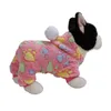 Vestuário para cães com capuz roupas para gatos e animais de estimação flanela inverno roupas outono