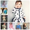 Jumpsuits Kids Tales Children 's Clothing Ins 유아 바디 수트 러브 크리퍼 신생아 하퍼 아기 외향 의류 봄 T230720