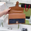 Designer Denim Shoulder Bag Chain Messenger Underarm Hobo Crossbody Handbags Shopping Bags Envelope Wallet Tote Women Handbag Purse 237202BF