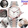 20 Colour Waterproof Woman Watches roman Numerals Smooth Edge Equipped With Stable 2813 Stainless Steel Automatic Watches And 36 M2744