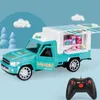 Auto RC elettrica Mini RC Carrello da dessert Suono e luce Modello Casa da gioco elettrica Camion giocattolo Veicolo Simulazione Regali Giocattoli per bambini 230719