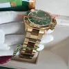 BP Factotry quality luxury Cosmograph 116508 40mm 18K Gold ETA 7750 Movement chronograph Working Automatic mechanical Mens276o
