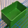 Bird handle water box cup Little pet multi-function parrot bath tub food tray supplies284y