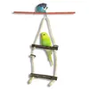 Other Bird Supplies 10Pcs Parrot Stand Rod Toys Wood Fork Branch Perch Cage Hanging Swing Pet Chewing Toy Playground C42 230719