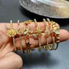 Wando 20 Styles Dubai Gold Color Baby Bangles For Kids Baby Promotion Sale Barn födelsedagspresenter Barnarmband L230704