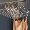 Cabides 10 Pçs Acrílico Roupa Casaco Para Lojas de Roupas Rack de Secagem Antiderrapante Guarda-Roupa Economia de Espaço Armazenamento