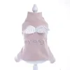 Chien vêtements combinaison pour animaux de compagnie hiver chat vêtements ange pull pyjamas chiot manteau à capuche pour petits chiens fournitures Yorkshire Terrier