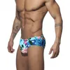 Men's Swimwear Low Waist Swimwear Push Pad Swim Briefs Print Men Swimsuit Sexy Bathing Suit Quick Dry Summer Sport Beach Wear Surf Gay 230720