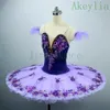 Tutu di balletto viola per ragazze adulte Donne Pancake Piatto professionale Tutu di balletto Costume di scena Bambini Schiaccianoci Danza classica classica313x