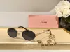 luxury miu Sunglasses Designer letter womens Mens Goggle senior Eyewear For Women eyeglasses frame Vintage Metal Sun Glasses
