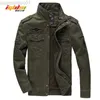 Jaquetas masculinas Jaqueta militar masculina Air force one masculino Jean Soldado do exército Lavar casacos de algodão Novo 2018 Primavera Outono Homens Cargo jaquetas 5XL 6XL L230721