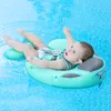 Toy Tents Mambobaby Est Icke uppblåsbar baby float liggande simning Ring Pool Toys Swim Trainer Floater för spädbarnsbarn 230720