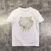 Designer Mens T Shirt Embroidery Tiger Tees Short Sleeve Casual Shirts Unisex Tops High Quality Asian Size S-3XL