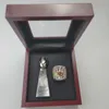 2023 Kansas Chieftain Championship Ring med 10 cm Super Bowl Trophy Inscription Set