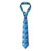 Vlinderdassen Stropdas voor mannen Formele magere stropdassen Klassieke mannen Blauwe zee en vissen Bruiloft Gentleman Smal