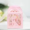 Present Wrap 50/100/200pcs Wedding Bridegroom Bride Presentlådor Ribbons Party Tack Gäster Candy Packaging Small Chocolate Box Wholesale 230720