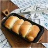 Bakar rätter pannor rostat bröd pan rektangar non-stick ost mod carbon steel loaf bröd mögel baksida droppe leverans hem trädgård kitche dhoov