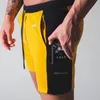 Mannen Shorts Katoen Casual Patchwork Shorts Mannen Gym Fitness Bodybuilding Bermuda Zomer Skinny Korte Broek Bodems Mannelijke Running Sportkleding 230720