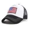 Party Hats vuxen American Flag Baseball Cap Four Seasons Outdoor Cotton Duck Tongue Net Caps Men and Women Sun Hat Wholesale DD102