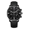 Montres-bracelets Hommes Montre À Quartz De Luxe Sport Étanche Chronographe Lumineux Date Homme Montre-Bracelet D'affaires En Cuir Hommes Montres Horloge