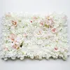 Decorative Flowers Charming Silk Rose Flower Wall For Wedding Background Home Decoration Hang On Decor Floral Bloosom Mat