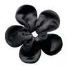 Extra-Large Flower Shape Satin Scrunchies Elastic Hair Ties Ponytail Holder Women Hair Ropes Simple Solid Color Hair Bands