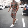 Survêtements pour hommes est Summer Tshirtsshortssets Casual Loose Oversized Top Couple Sportswear Hip Hop Streetwear Mode Vêtements Costume 230720