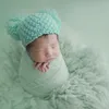 記念品100％ウールマットベビーポグラフブランケット生まれたラップバックグラウンドBorns Po Shoot fotografiaアクセサリー230720のためのフロカティ小道具